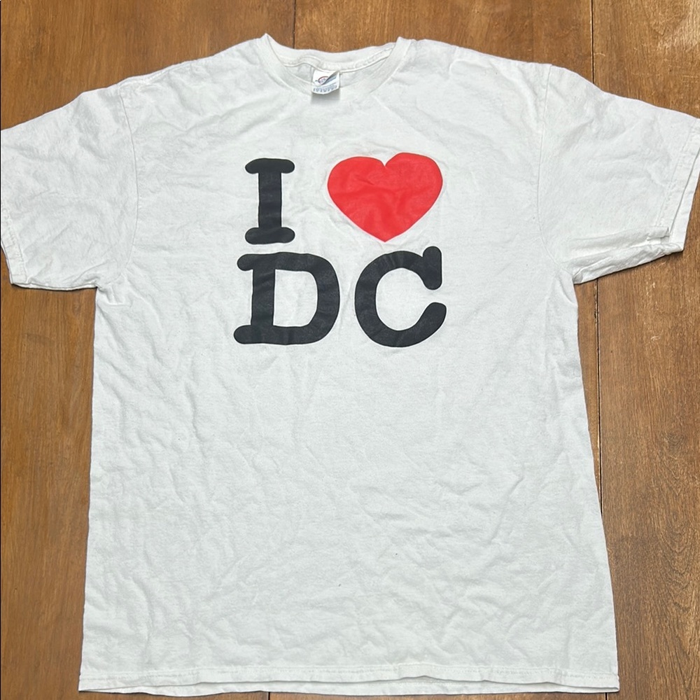 I Love DC White T-Shirt